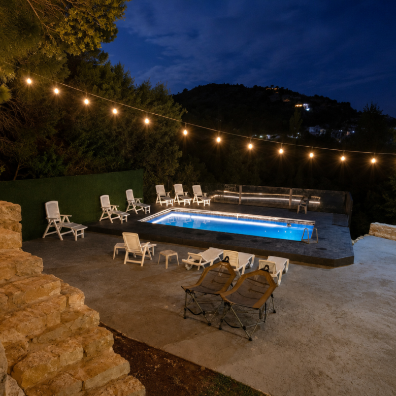 Outdoor Event Venue with Private Pool & Sports Court – Kfifan, Batroun