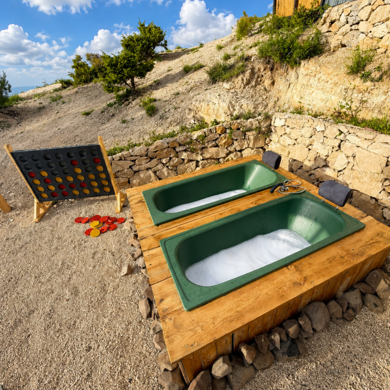 cozy wooden cabins in Ehden designed for a peaceful mountain getaway with beautiful sunset views.