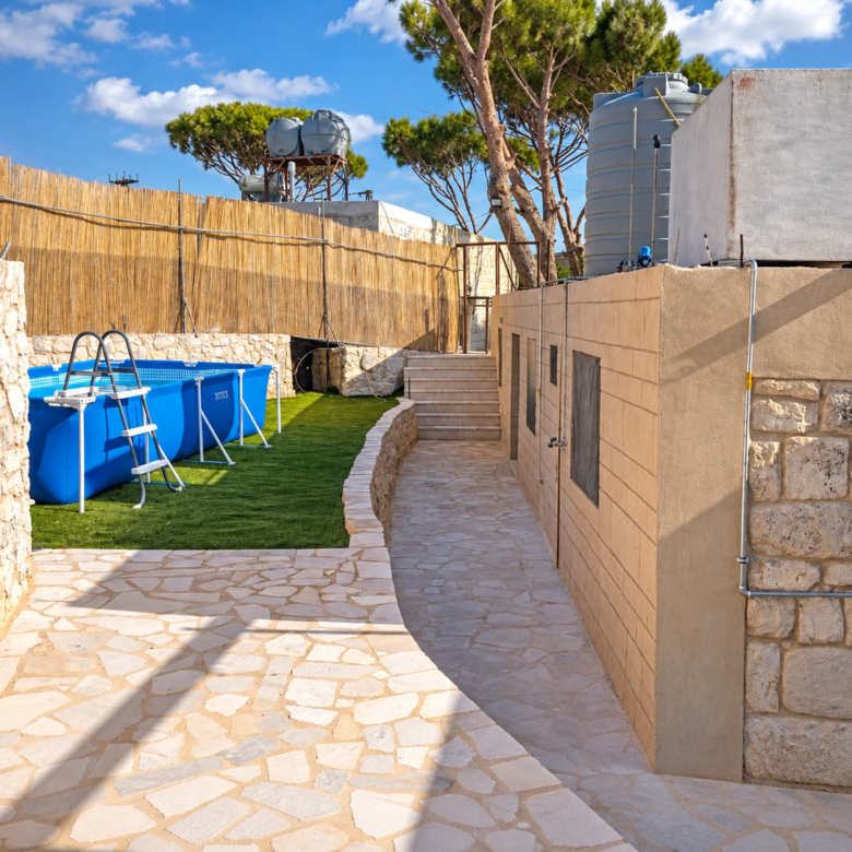 Chalet for 8 in Jrabta, Batroun – Private Pool & Garden 🏡